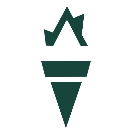 separated torch in green
